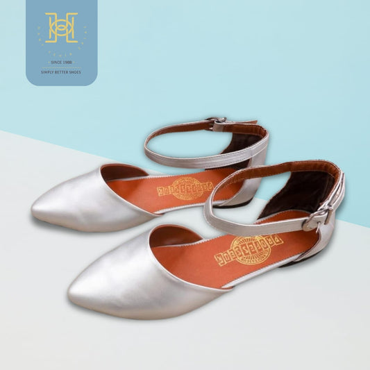 H.Y Zalat Women’s Pointed Ankle Strap Flat Shoes